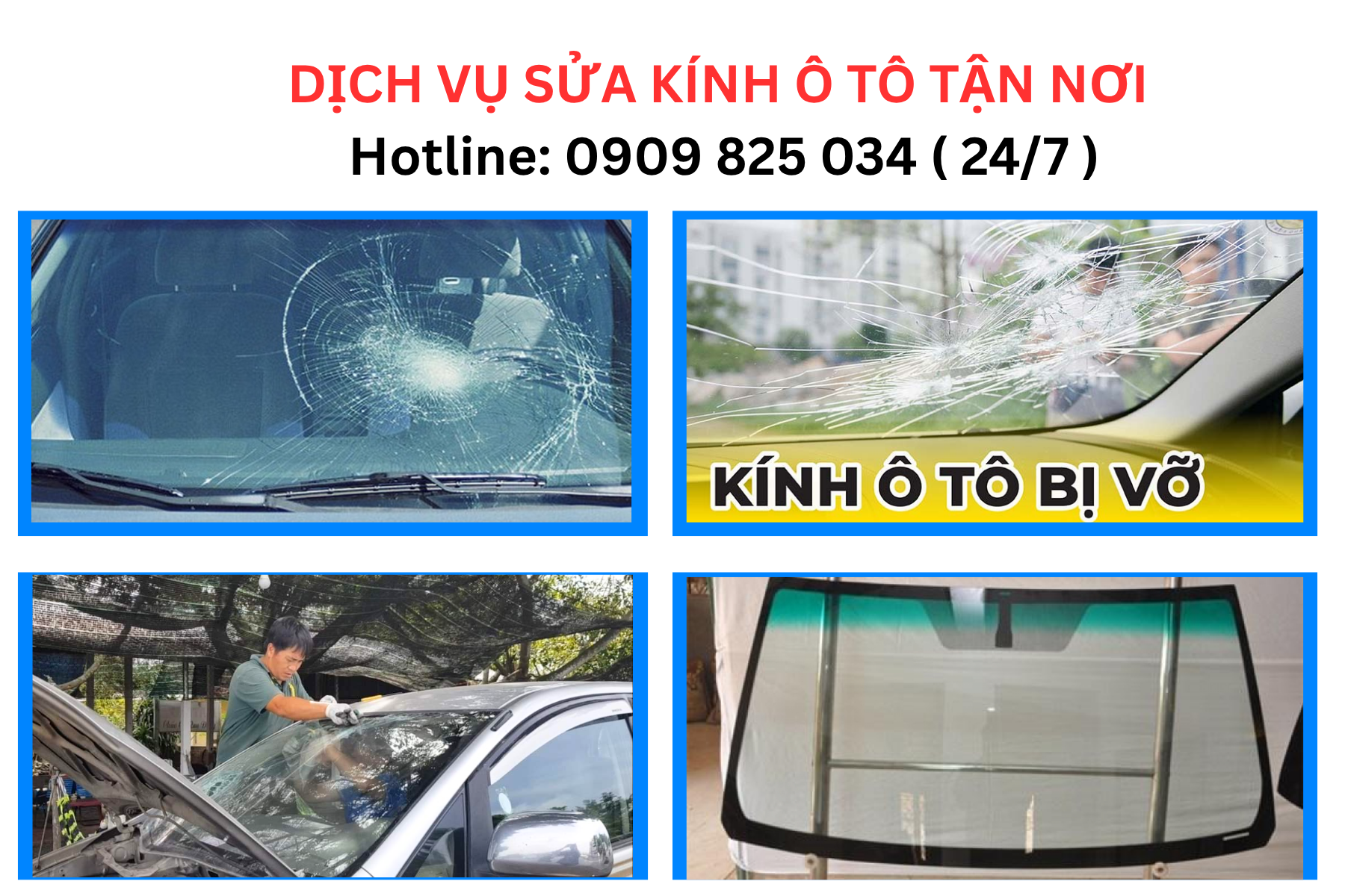 Sửa kính ô tô tphcm
